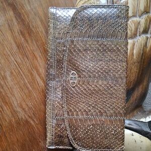 VINTAGE SNAKESKIN CLUTCH